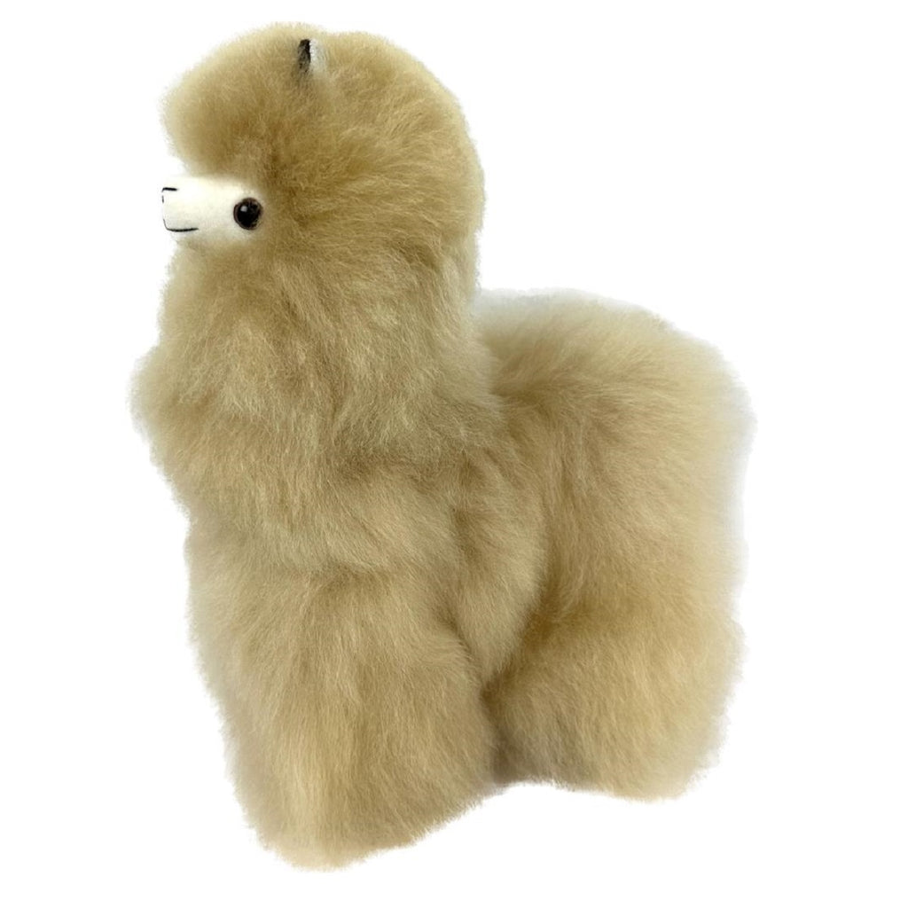Alpaca Fur Figures - Alpaca 8-9 inches (AF08) tan