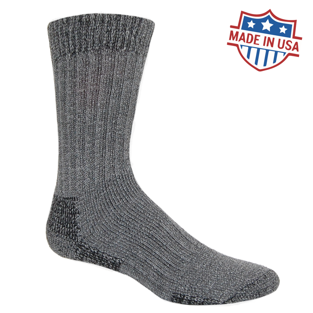 LC229 crew extra heavy sock gray