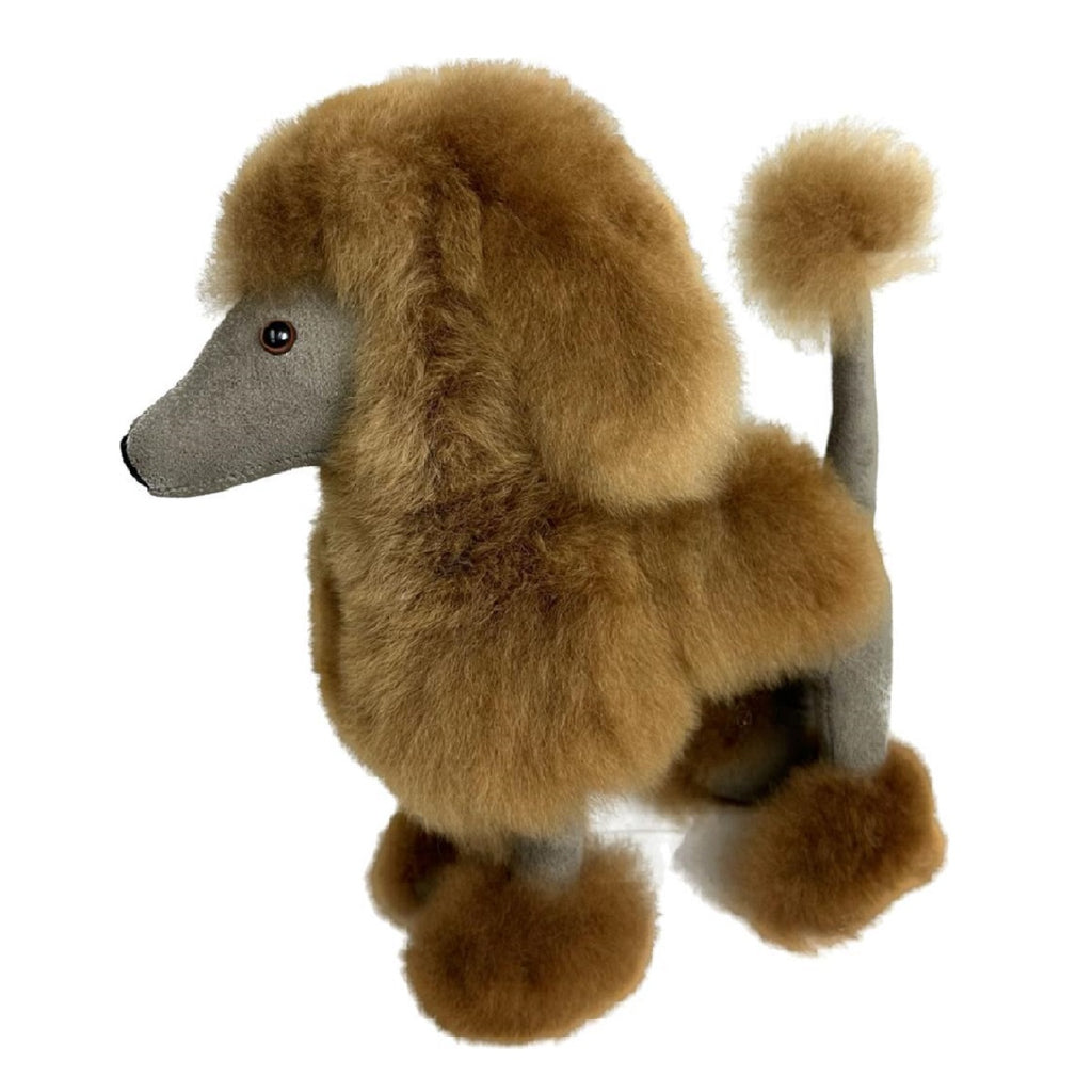 Alpaca Fur - Poodle 10 inches (AFDOG10) brown