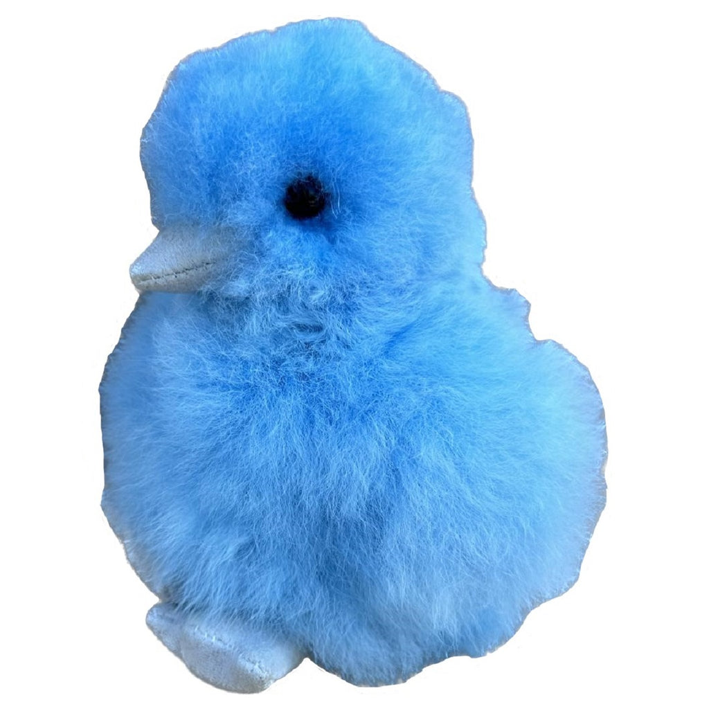 Alpaca Fur Figure - Chickee 6 inches (AFCHIC)  blue