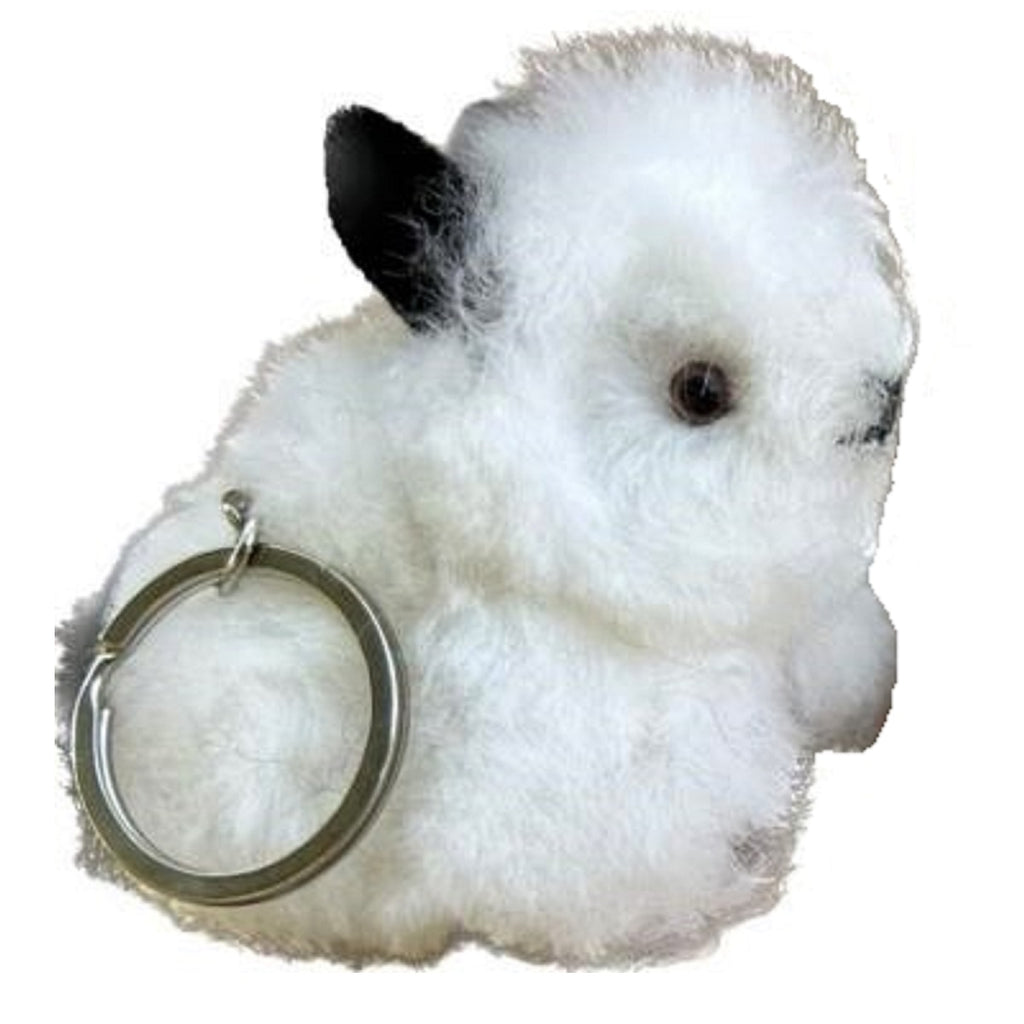 Alpaca Fur Keychain- Bunny Figure (KEY-BUN)