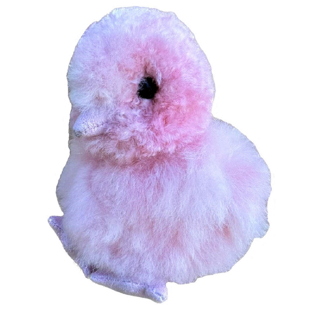 Alpaca Fur Figure - Chickee 6 inches (AFCHIC)  pink