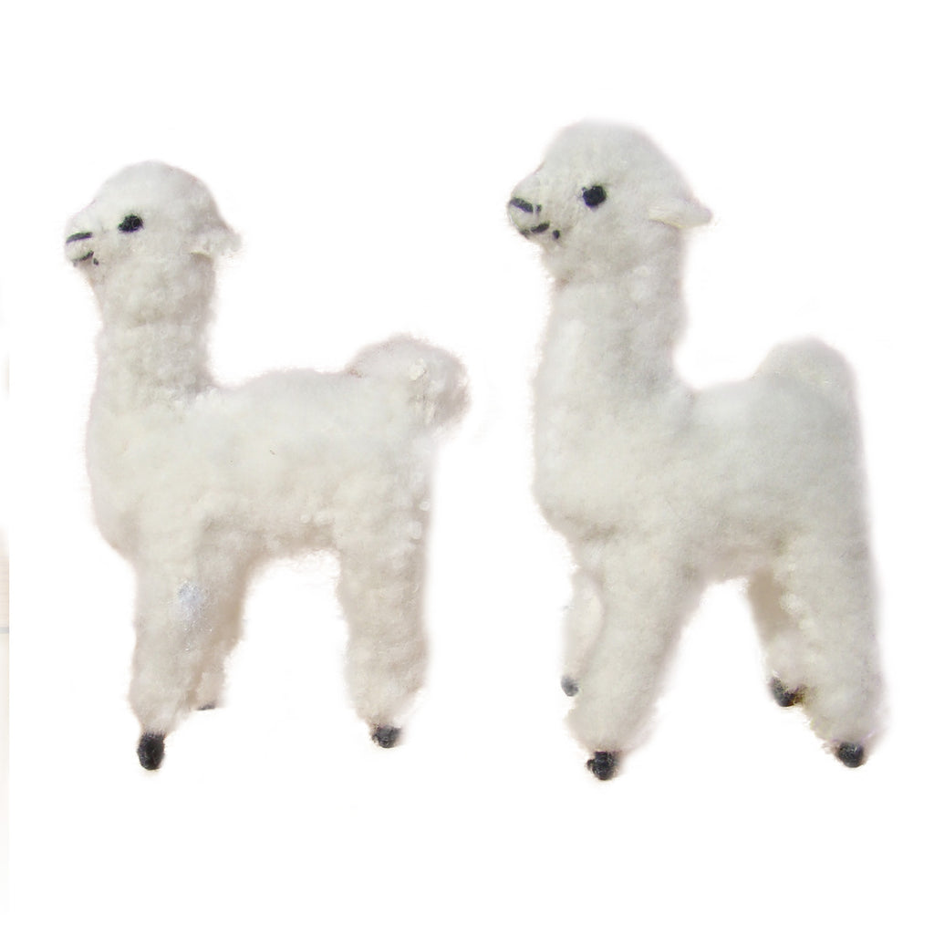 Alpaca Figures - Merino Wool Alpaca 4 inches (AF04-M)