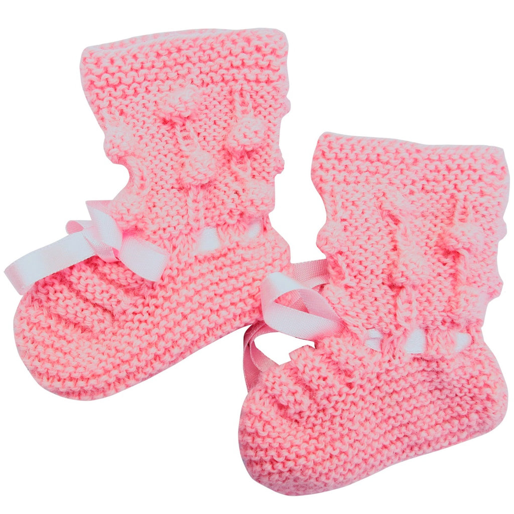 Alpaca, Alpaca Baby Booties, Hand-Knitted Bubble Baby Booties (BB214), Alpaca Products, Hypoallergenic, Apparel, Alpaca Clothing