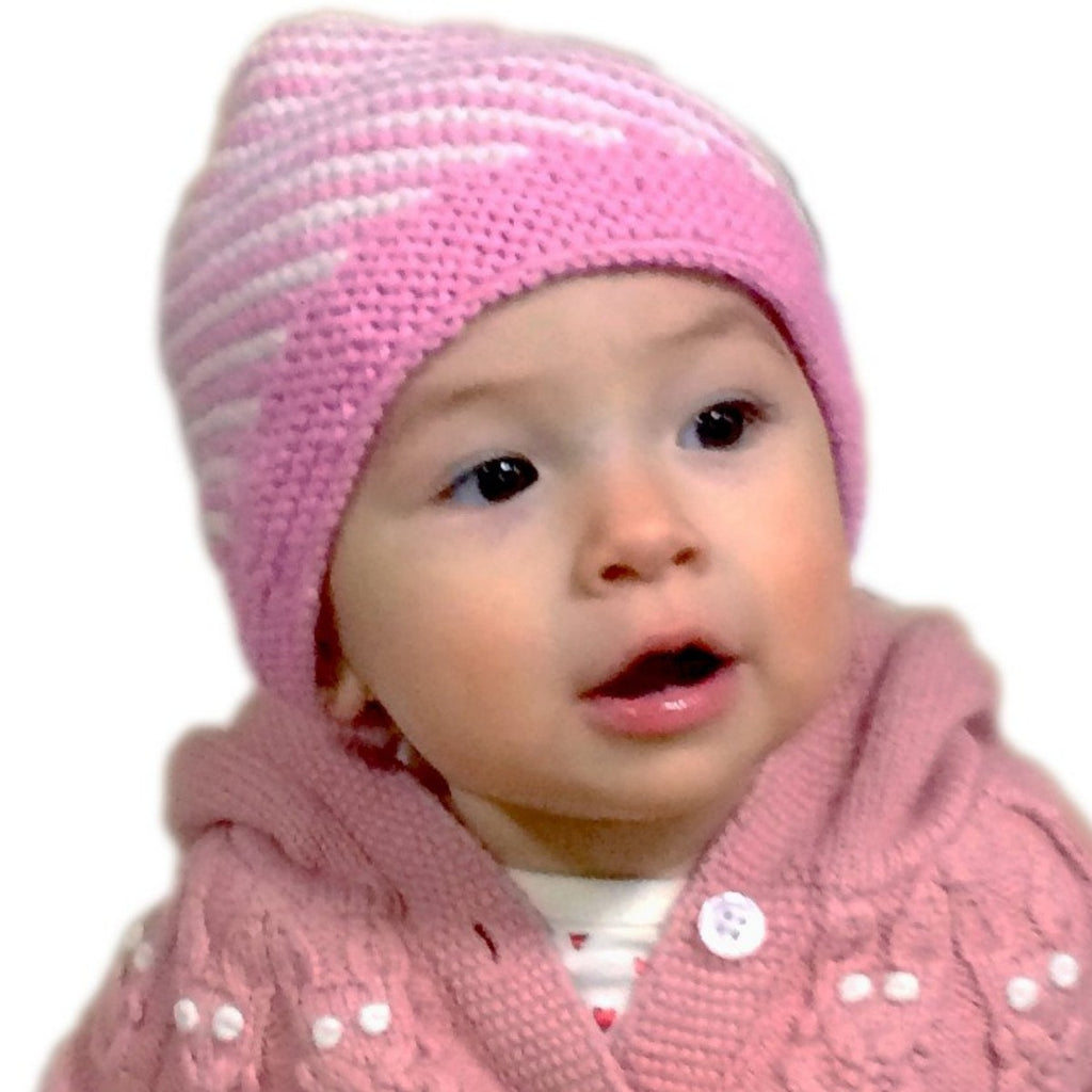 Alpaca, Alpaca Hats, Diagonal Stripe Baby Hat (BBH216), Alpaca Products, Hypoallergenic, Apparel, Alpaca Clothing