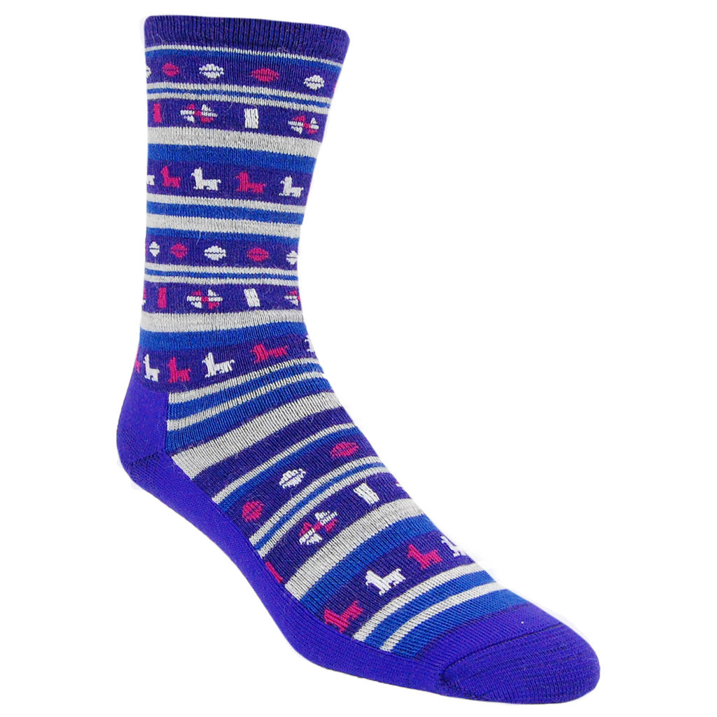 Alpaca, Alpaca Socks, Dress Alpaca Blend Lightweight Sock with Stripes (LC11), Alpaca Products, Hypoallergenic, Apparel, Alpaca Clothing