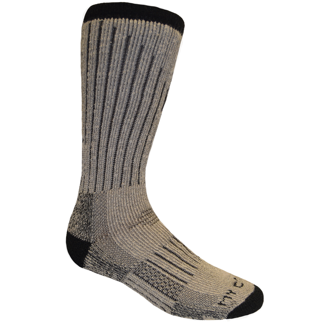 Alpaca, Alpaca Socks, Winter Alpaca Blend Outdoor Crew Length Sock (LC223), Beige, Alpaca Products, Hypoallergenic, Apparel, Alpaca Clothing