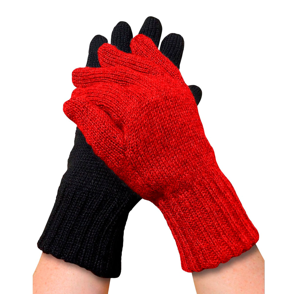 Alpaca, Alpaca Gloves, Reversible Gloves, Alpaca Blend Winter Gloves (MOI301), Alpaca Products, Hypoallergenic, Apparel, Alpaca Clothing