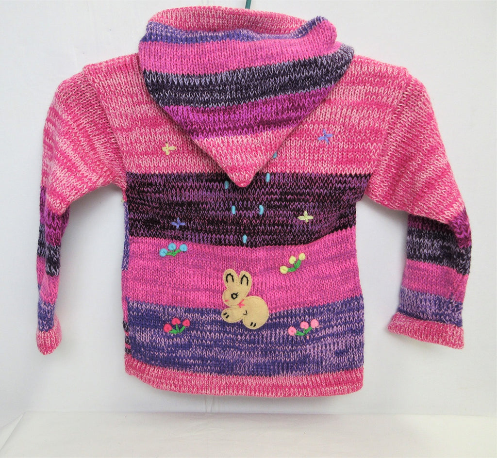 Alpaca, Alpaca Sweater, Lavender Hooded Sweater Alpaca Blend Children's (CHS160), Alpaca Products, Hypoallergenic, Apparel, Alpaca Clothing