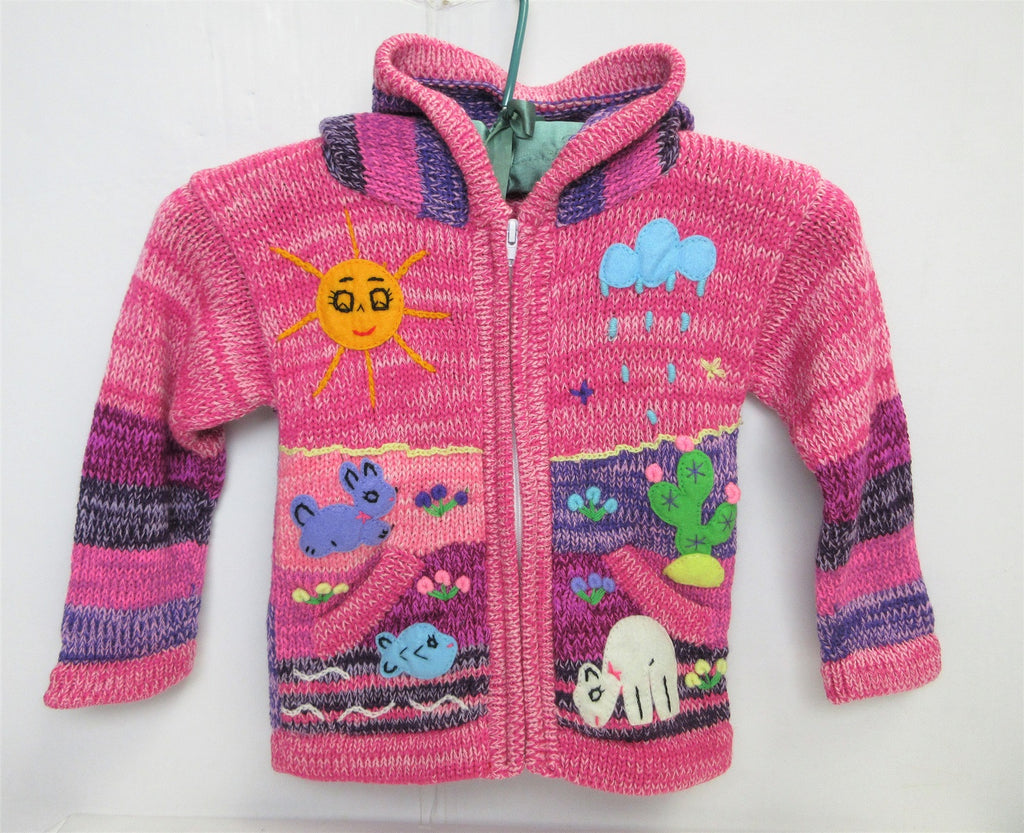 Alpaca, Alpaca Sweater, Lavender Hooded Sweater Alpaca Blend Children's (CHS160), Alpaca Products, Hypoallergenic, Apparel, Alpaca Clothing